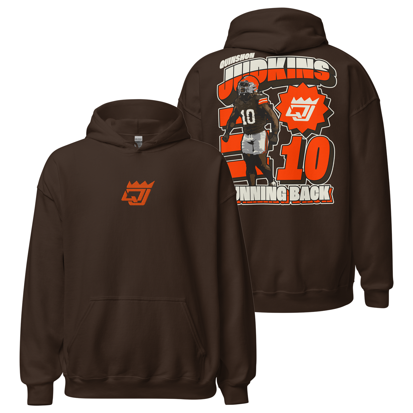 Quinshon Judkins "Retro" Embroidered Hoodie