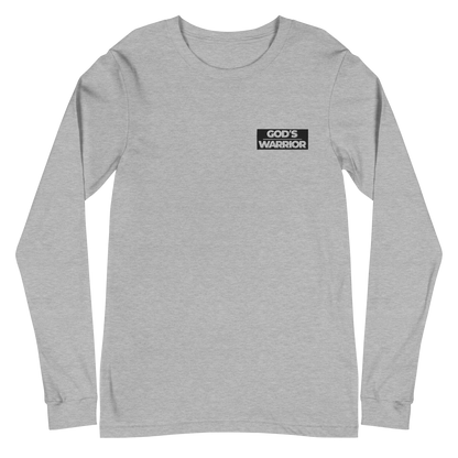 Jacob Phillips "God's Warrior" Embroidered Long Sleeve T-shirt
