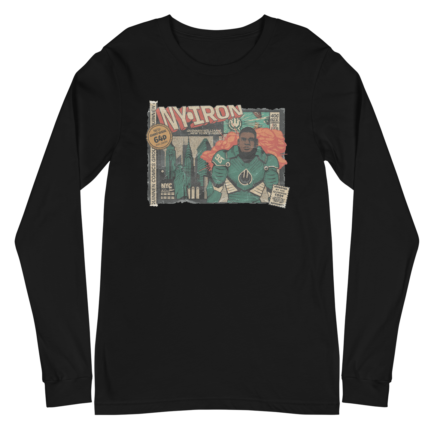 Quinnen Williams "NY Iron" Long Sleeve