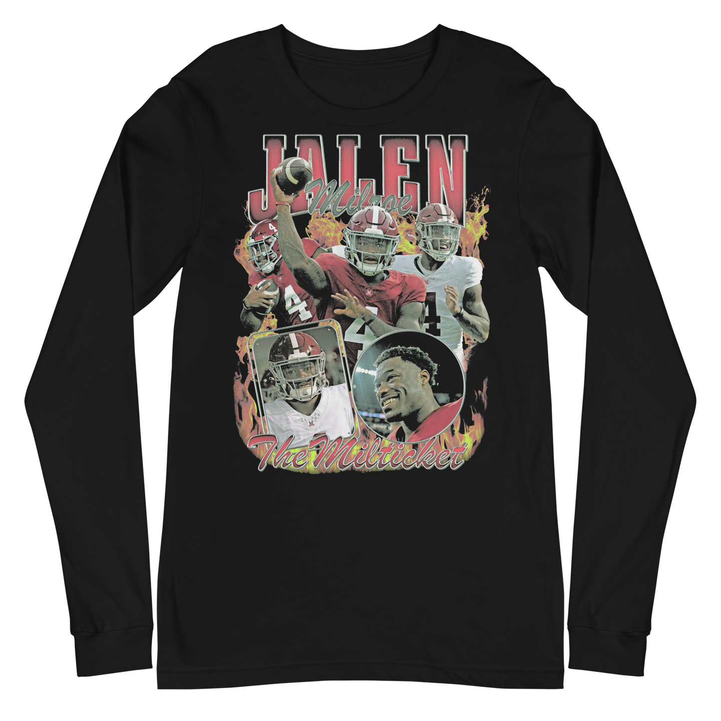 Jalen Milroe "Collage" Long Sleeve