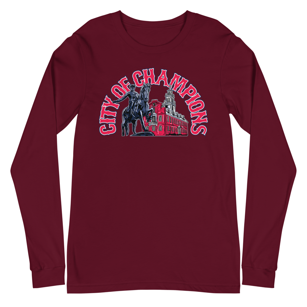 Boston "City of Champs" Unisex Long Sleeve Tee | Bella + Canvas 3501