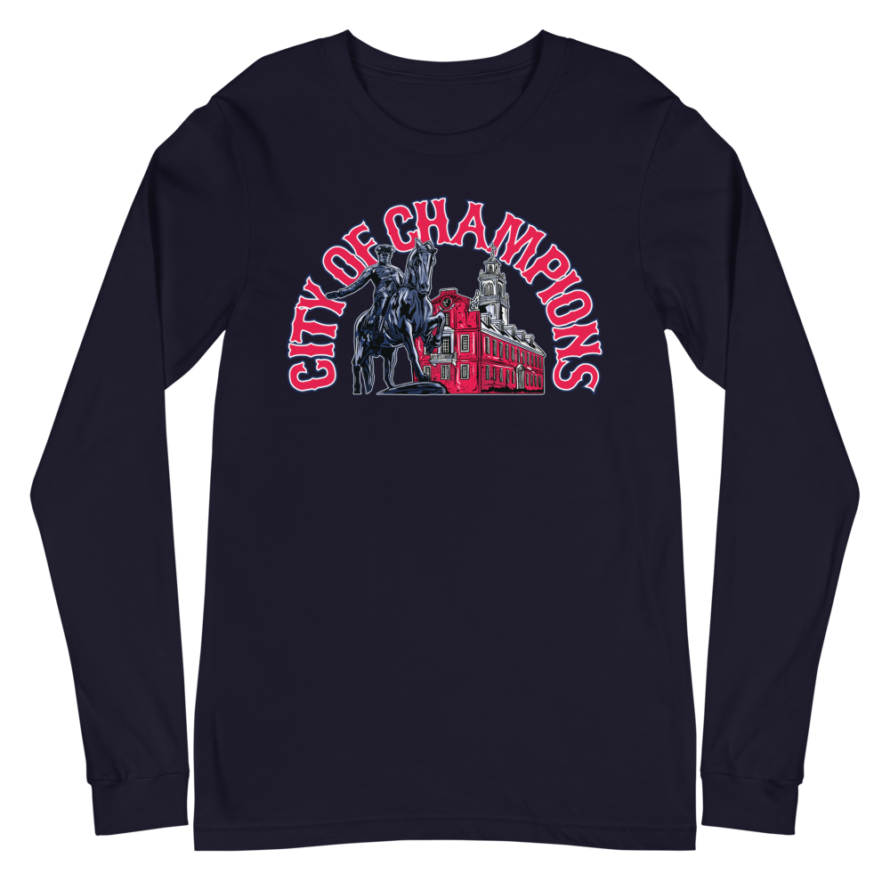 Boston "City of Champs" Unisex Long Sleeve Tee | Bella + Canvas 3501