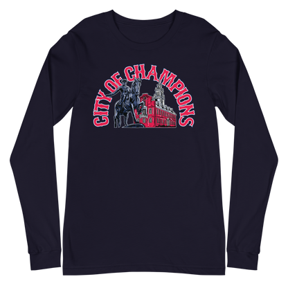 Boston "City of Champs" Unisex Long Sleeve Tee | Bella + Canvas 3501