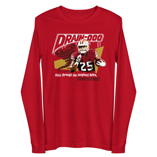 Elijah Mitchell "Drain-ooo" Long Sleeve Shirt