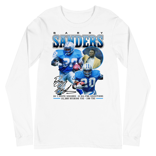 Barry Sanders "Collage" Long Sleeve