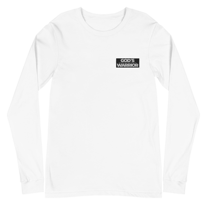 Jacob Phillips "God's Warrior" Embroidered Long Sleeve T-shirt