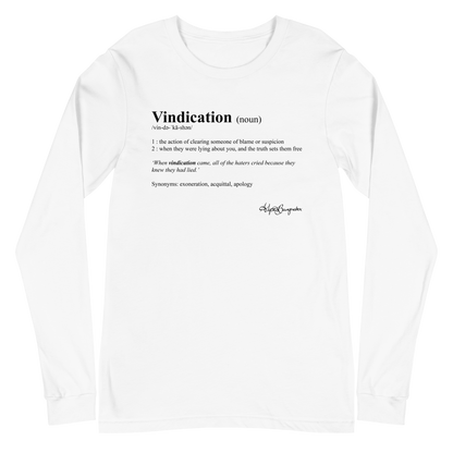 Alycia Baumgardner "Vindication" Long Sleeve
