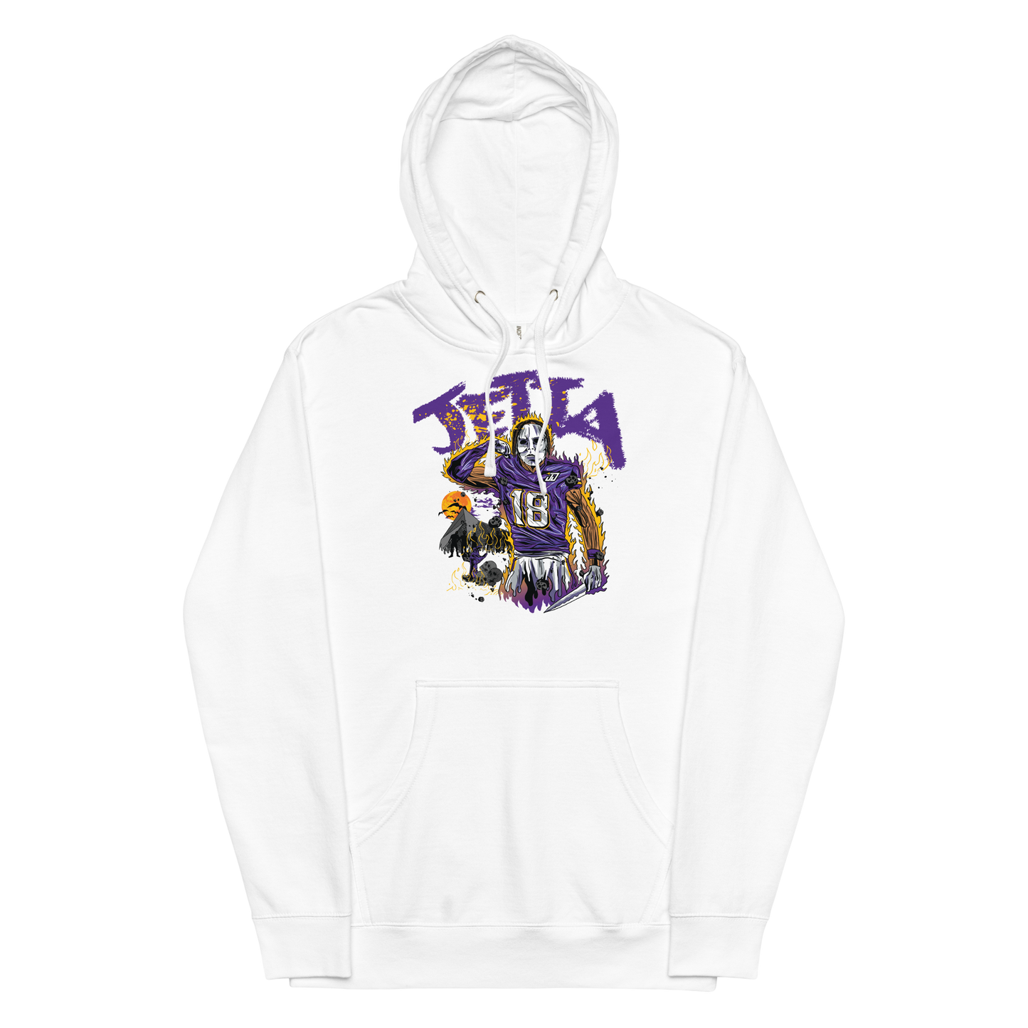 Justin Jefferson "Jetta" Hoodie White