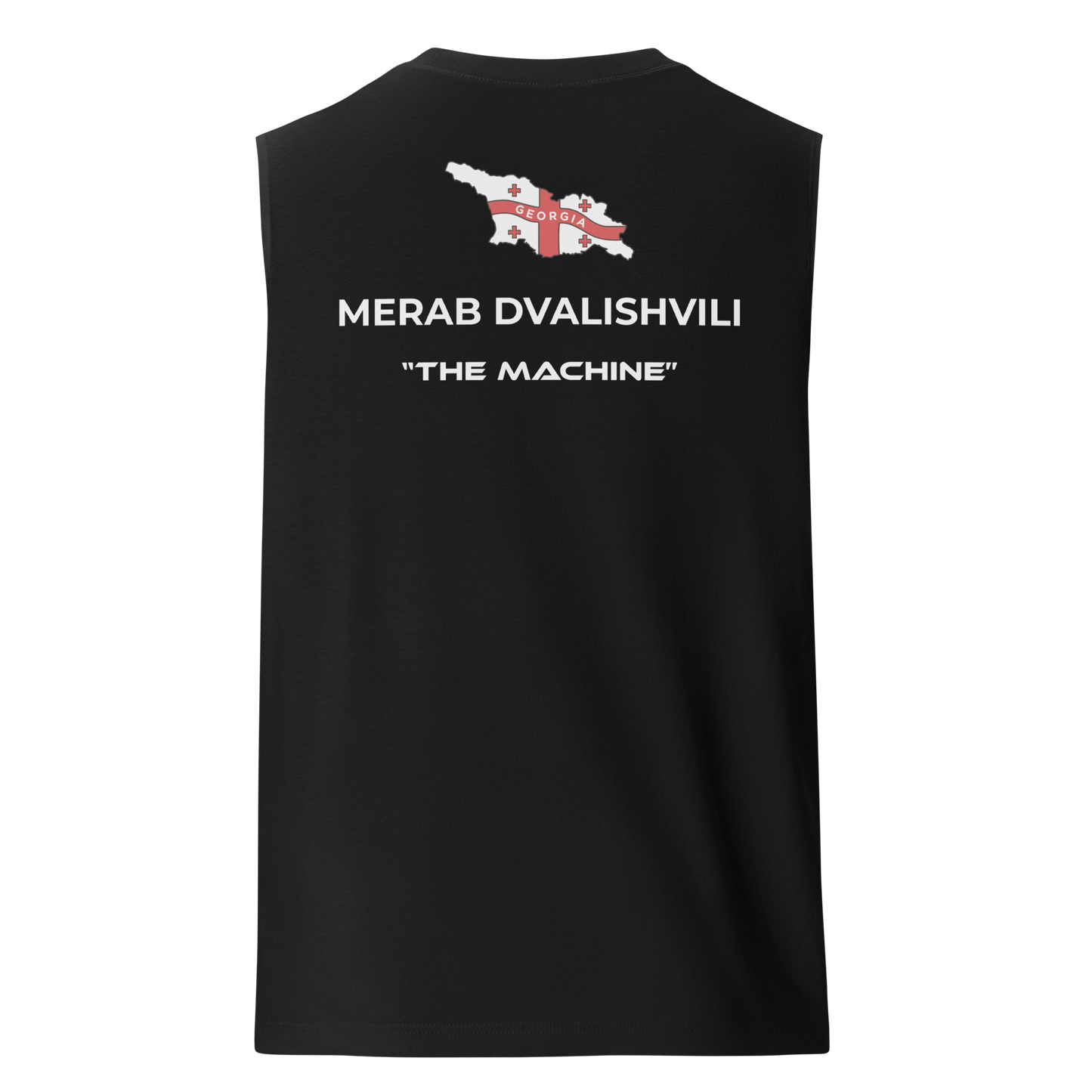 Merab Dvalishvili "Georgia" Muscle T-shirt Black