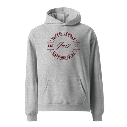 Jayden Daniels "Signature" Hoodie Grey