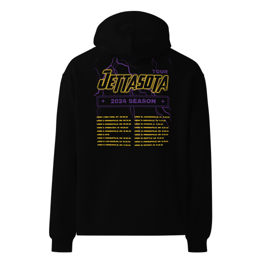 Justin Jefferson "Jettasota Tour 2024" Oversized Hoodie Black