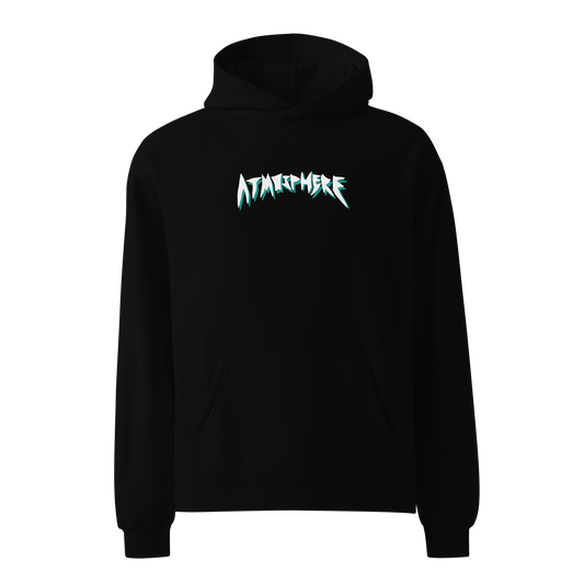 Atmosphere "Logo" Oversized Hoodie Black