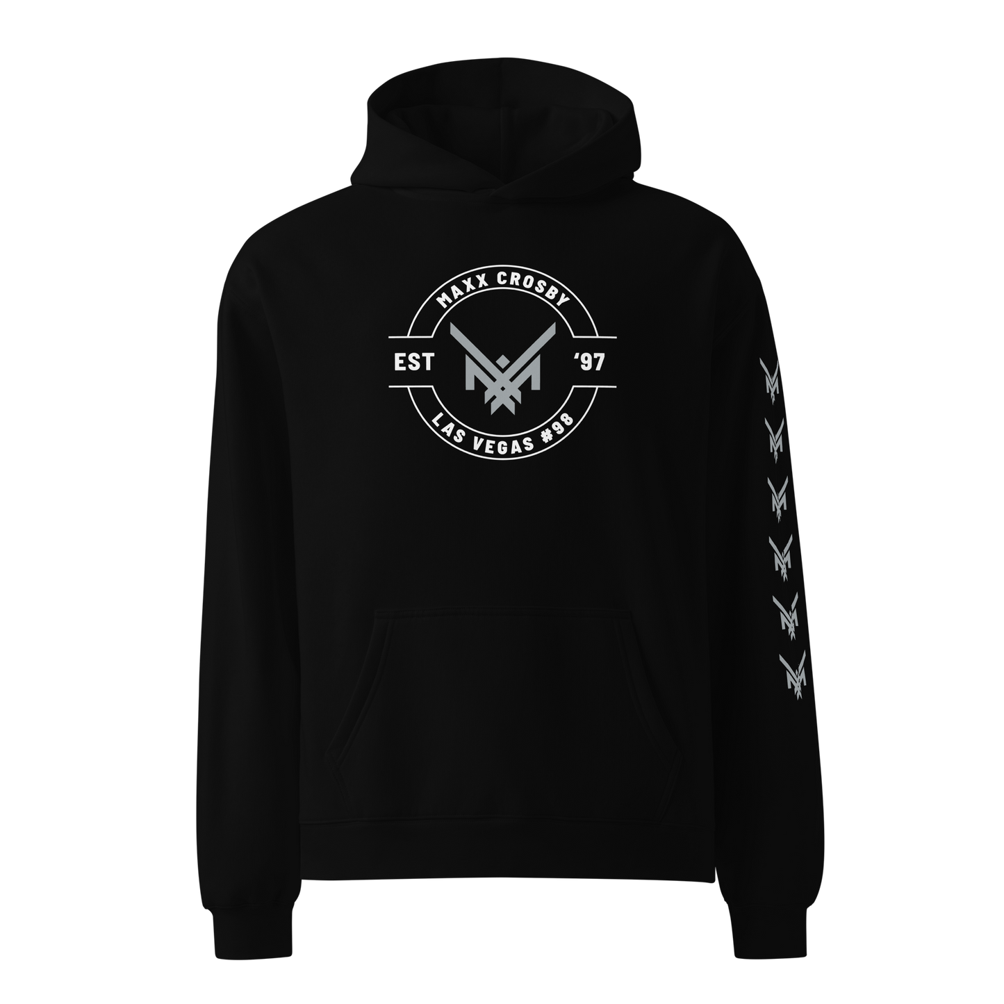 Maxx Crosby "Official Logo" Hoodie Black