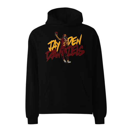 Jayden Daniels "Illustration" Oversized Hoodie