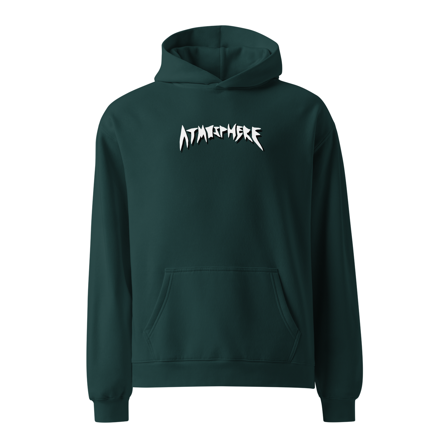 Atmosphere "Logo" Oversized Hoodie Pine