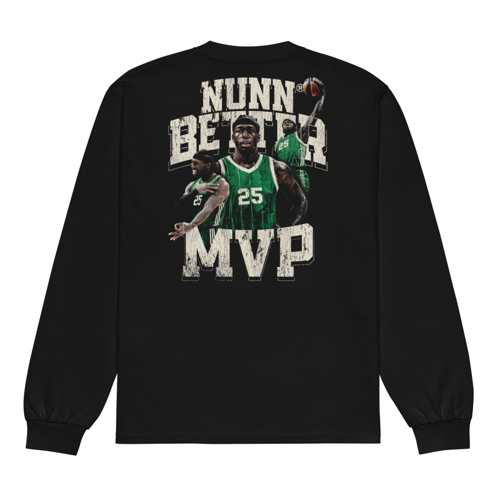 Kendrick Nunn "MVP" Heavyweight Long Sleeve Black