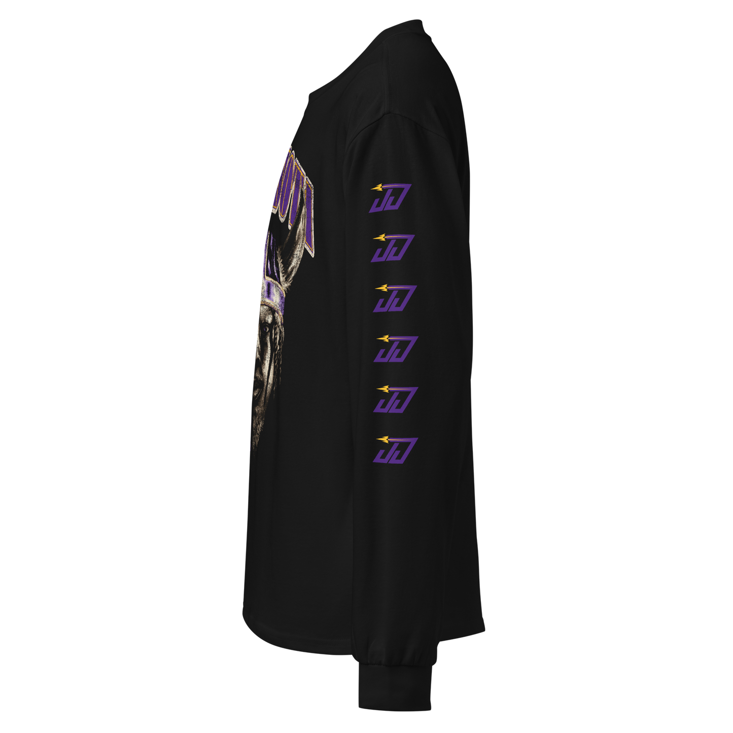 Justin Jefferson "Vintage Viking" Long Sleeve Black