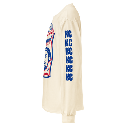 Keon Coleman "Cookie Co" Long Sleeve Faded White