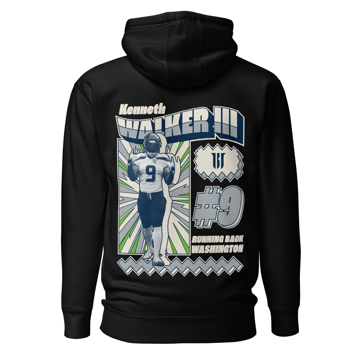 Kenneth Walker III "Retro" Hoodie
