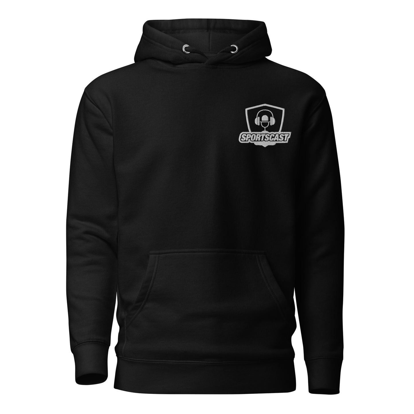 SportsCast "Logo" Embroidered Hoodie