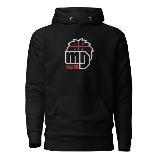 Merab Dvalishvili "Logo" Embroidered Hoodie Black