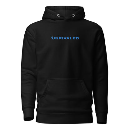 Unrivaled "Logo" Embroidered Hoodie Black