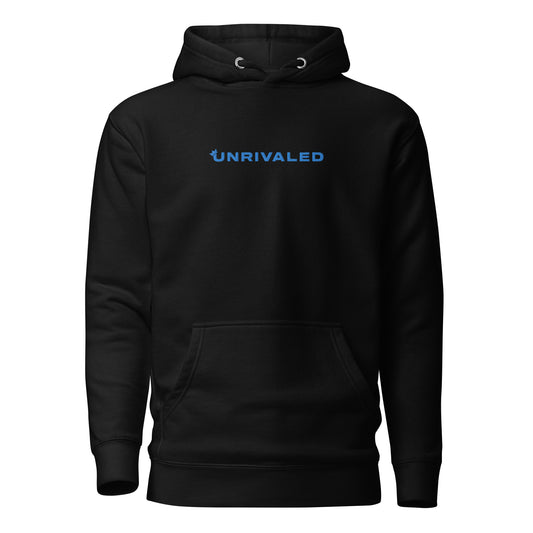 Unrivaled "Logo" Embroidered Hoodie Black
