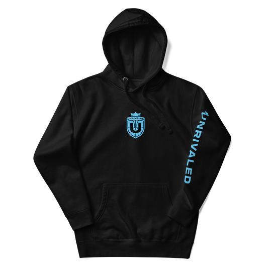 Unrivaled "Logo" Sleeve Hoodie Black