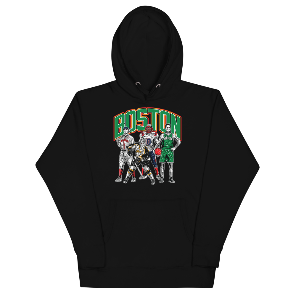 Boston Sports "City of Champs" Unisex Premium Hoodie | Cotton Heritage M2580