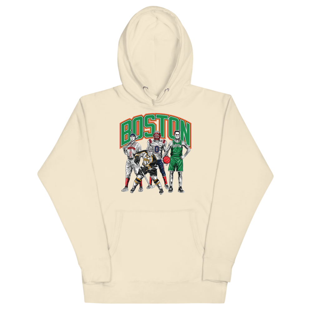 Boston Sports "City of Champs" Unisex Premium Hoodie | Cotton Heritage M2580