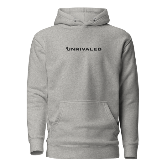 Unrivaled "Logo" Embroidered Hoodie Grey