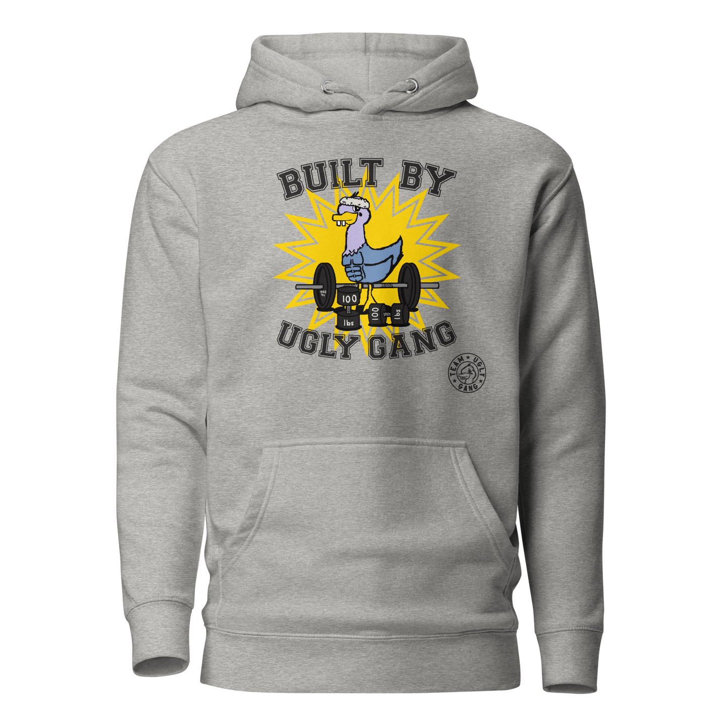 Team Ugly Gang "Built By" Hoodie Grey