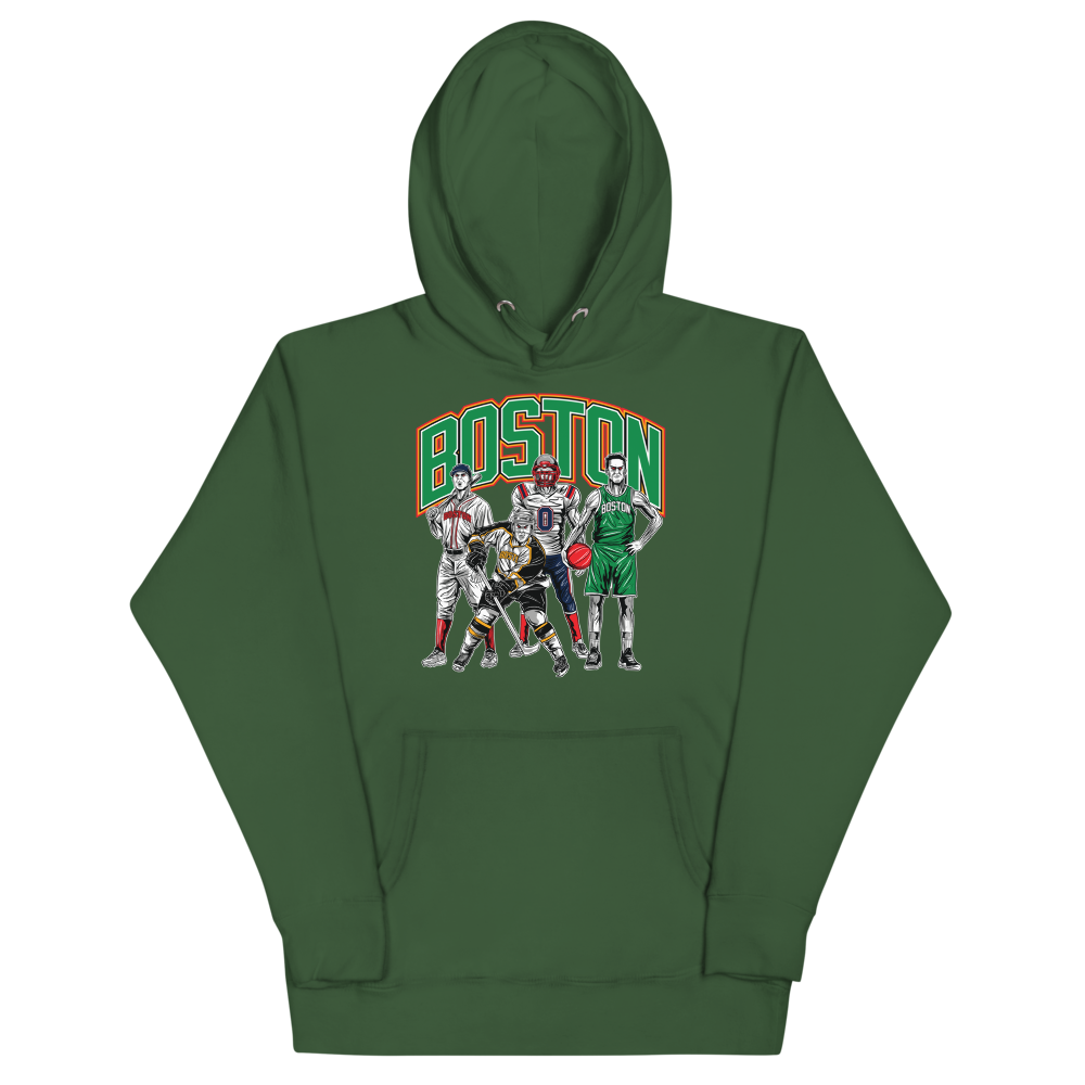 Boston Sports "City of Champs" Unisex Premium Hoodie | Cotton Heritage M2580