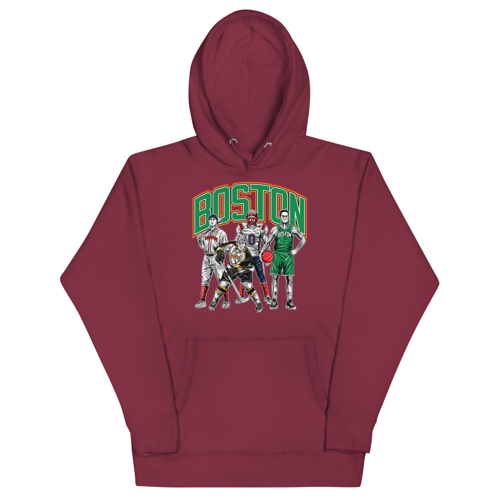 Boston Sports "City of Champs" Unisex Premium Hoodie | Cotton Heritage M2580