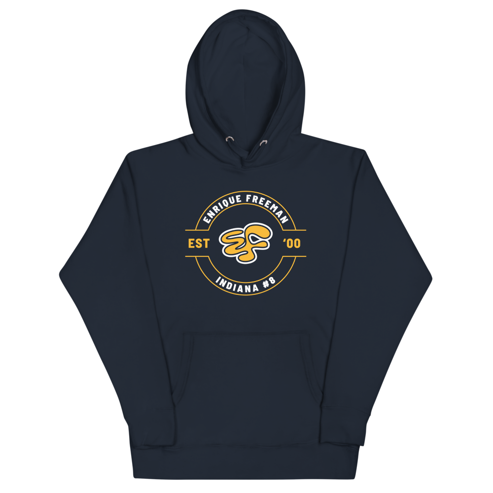 Enrique Freeman "Logo Badge" Unisex Premium Hoodie | Cotton Heritage M2580