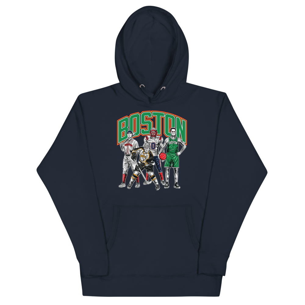 Boston Sports "City of Champs" Unisex Premium Hoodie | Cotton Heritage M2580