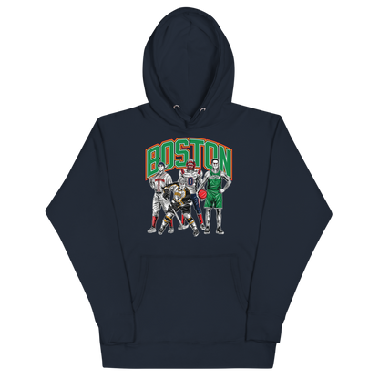 Boston Sports "City of Champs" Unisex Premium Hoodie | Cotton Heritage M2580