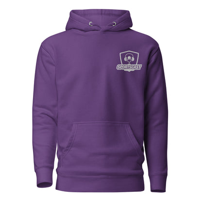 SportsCast "Logo" Embroidered Hoodie