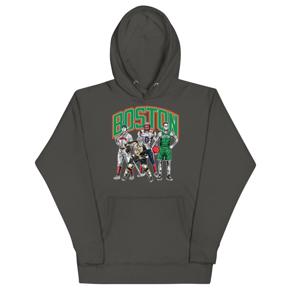 Boston Sports "City of Champs" Unisex Premium Hoodie | Cotton Heritage M2580