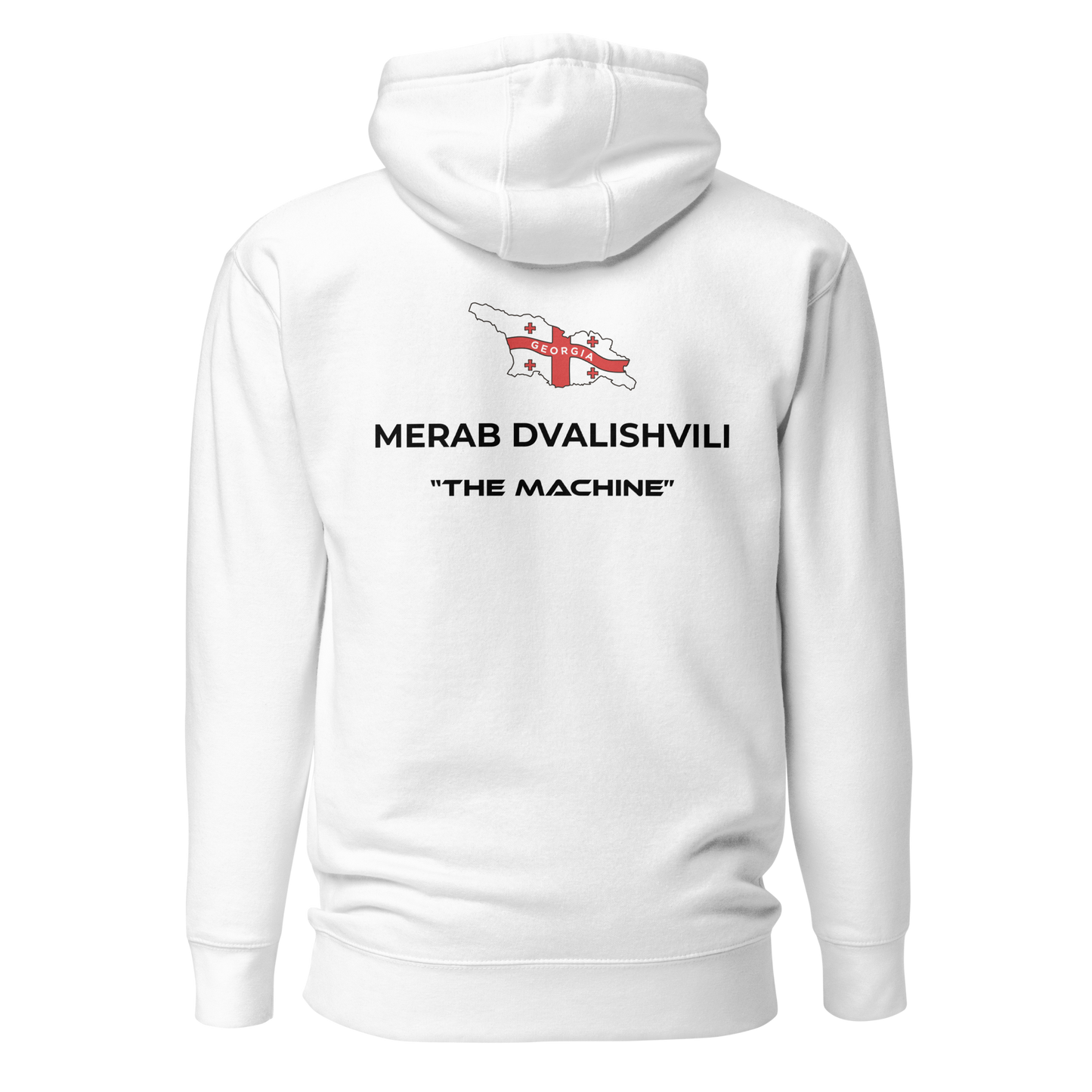 Merab Dvalishvili "Logo" Hoodie White