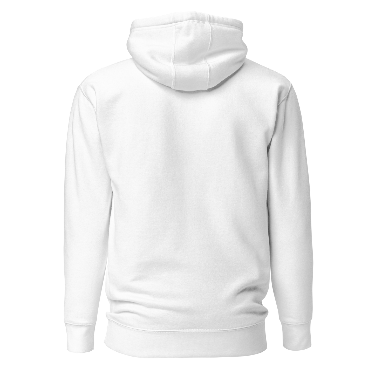 Unrivaled "Logo" Embroidered Hoodie White