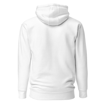 Unrivaled "Logo" Embroidered Hoodie White