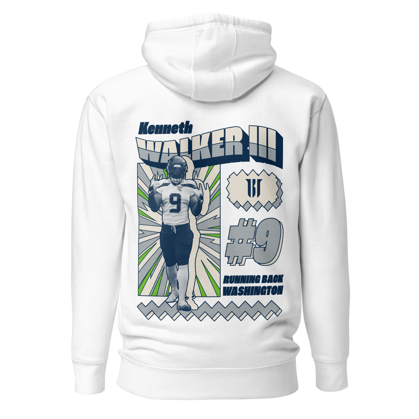 Kenneth Walker III "Retro" Hoodie