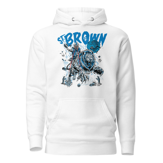 Amon-Ra St. Brown "Laser Lion" Hoodie