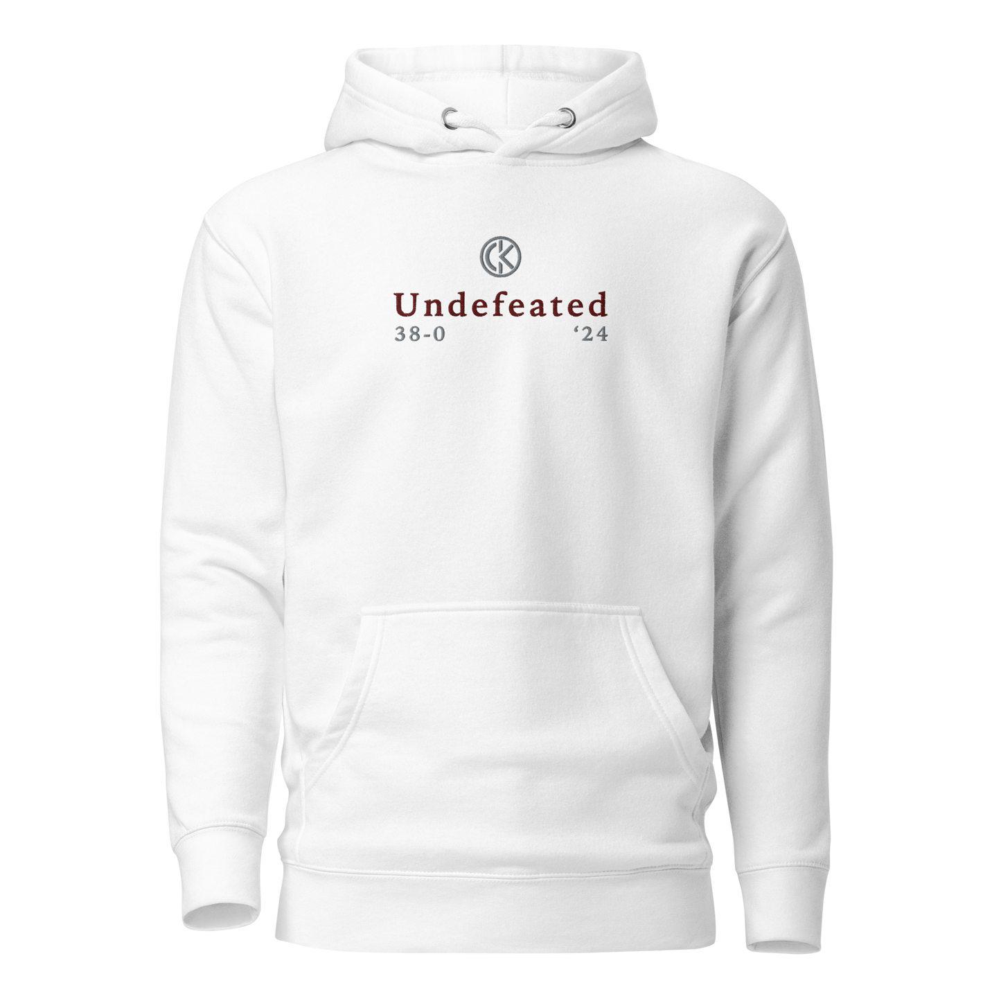 Chloe Kitts "Undefeated" Hoodie White