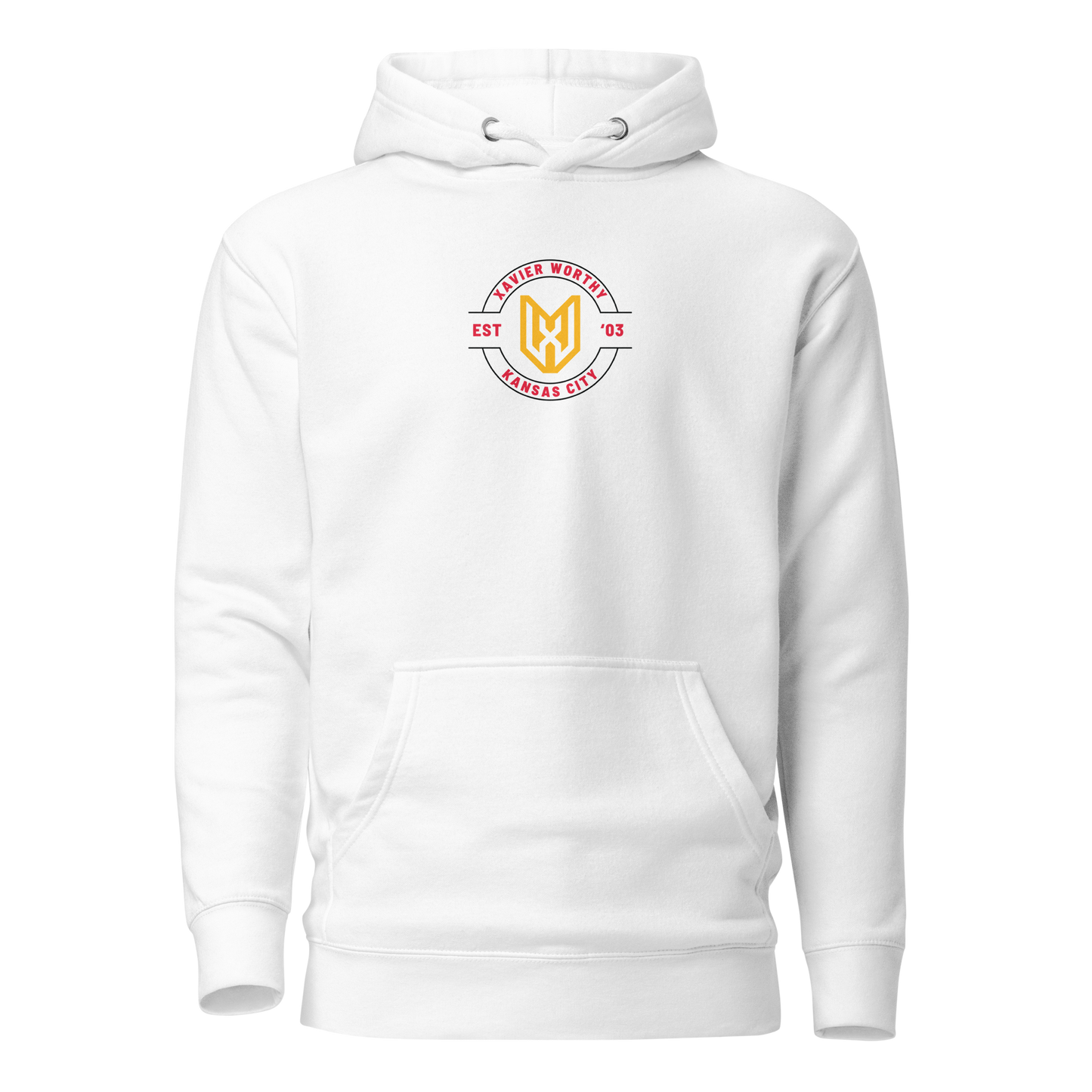 Xavier Worthy “Logo Badge” Hoodie
