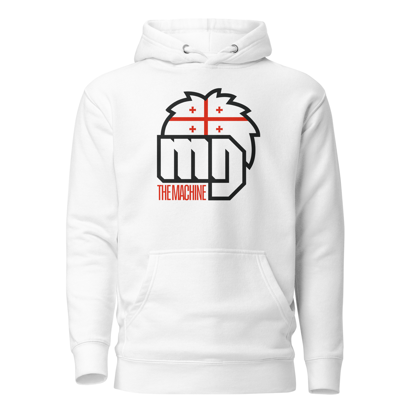 Merab Dvalishvili "Logo" Hoodie White
