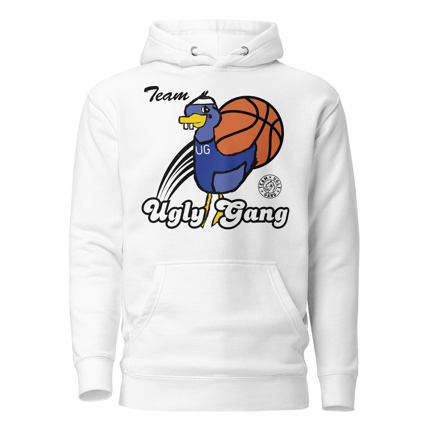Team Ugly Gang "Heavily Contested" Hoodie White