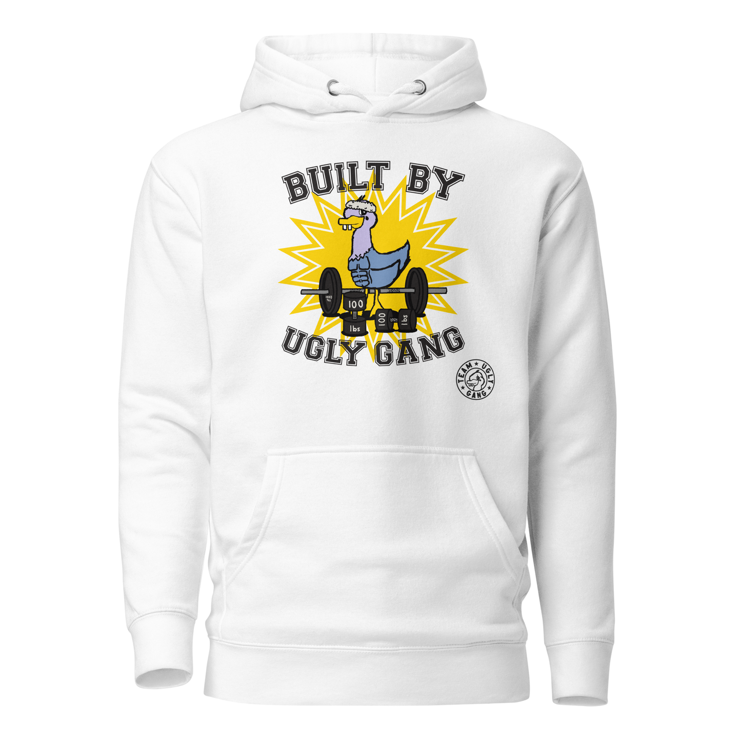 Team Ugly Gang "Built By" Hoodie Grey