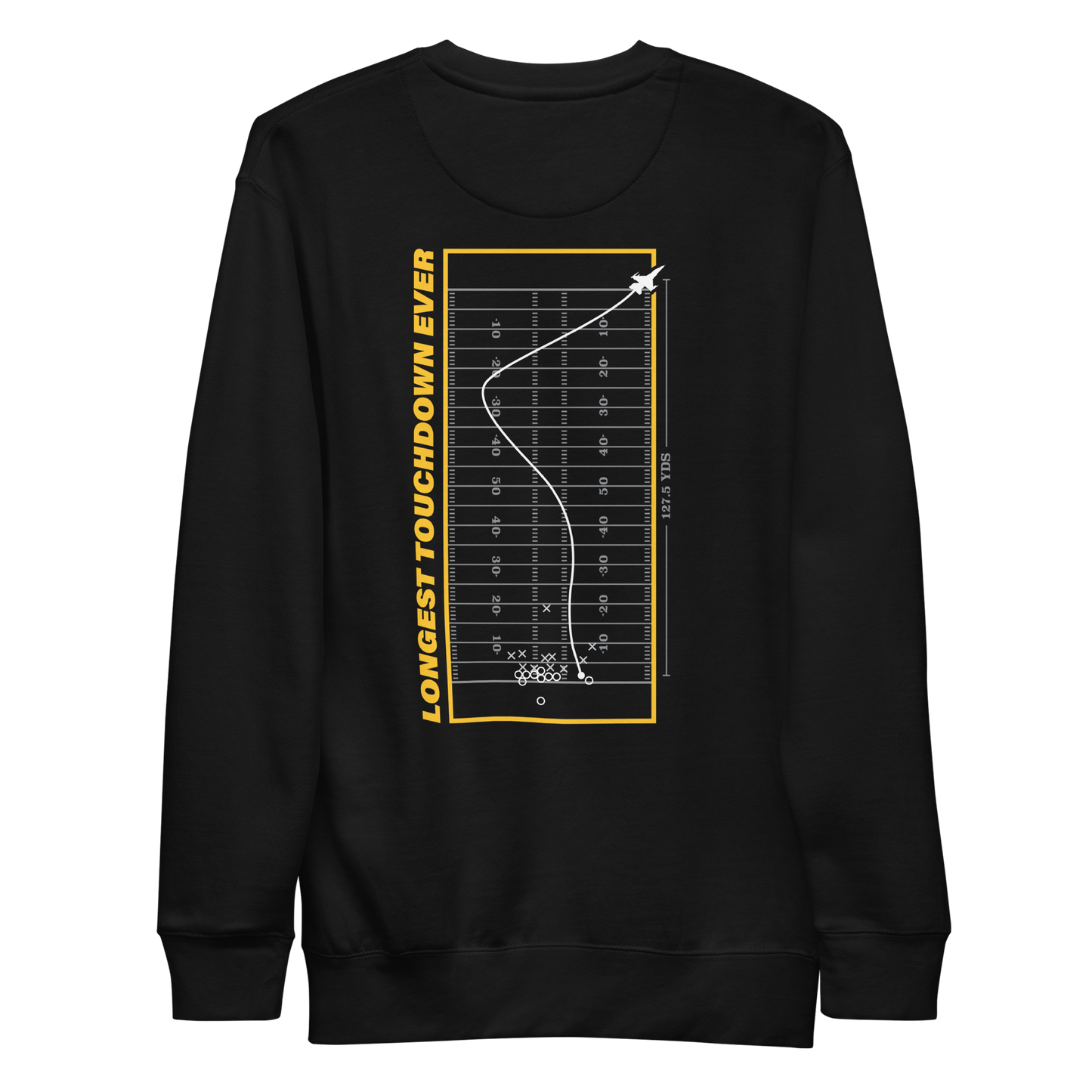 Justin Jefferson "Longest Touchdown" Sweatshirt Black